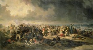 Escena del desembarco en Quiberon en 1795, 1850 de Jean Sorieul